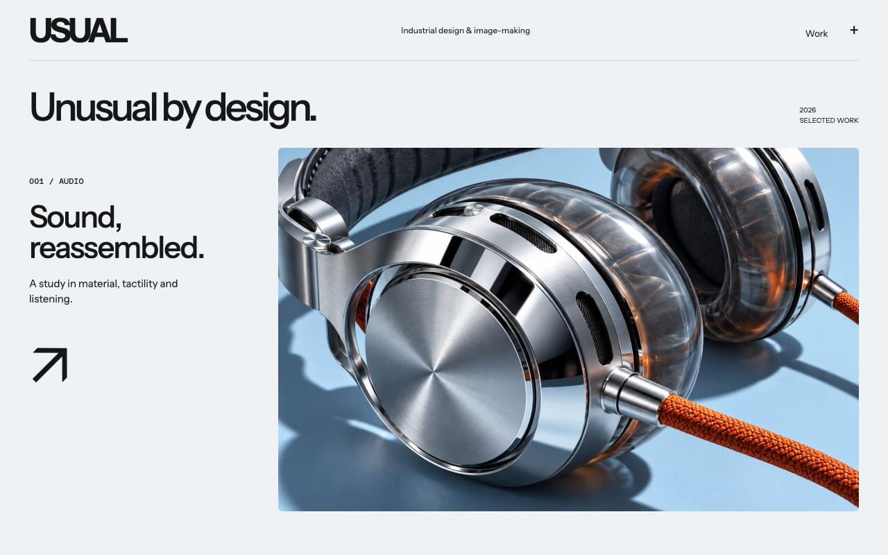 USUAL / Industrial design. Recorded with the Basalio free plugin.
