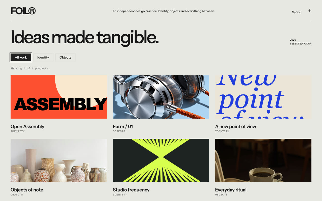 FOIL / Graphic design. Recorded with the Basalio free plugin.